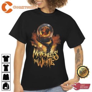 Motionless In White Scoring The End Of The World Uk Europe Tour T-shirt3