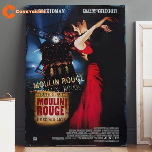 Moulin Rouge Poster Canvas Home Decor