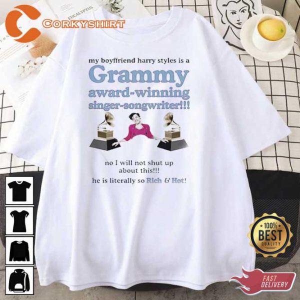 My Friend Harry Styles Is A Grammy Award Unisex Shirt