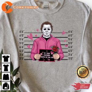 Myers Michael Mugshot Valentines Shirt