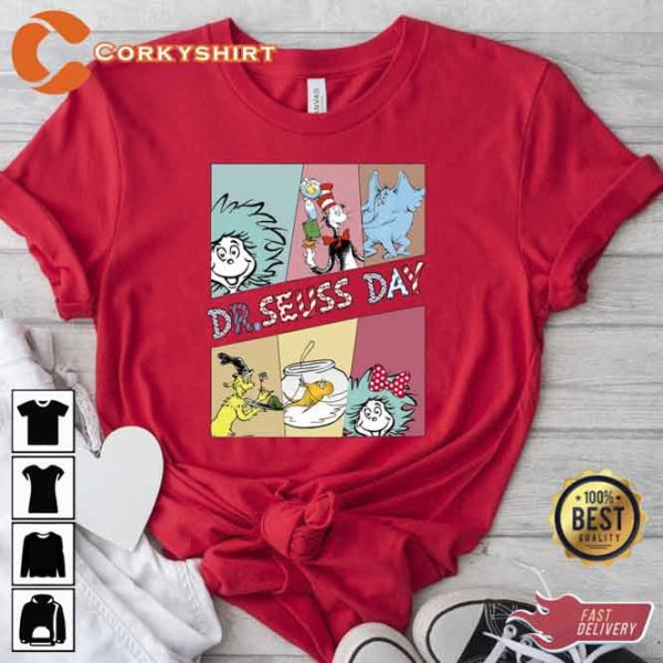 National Read Across America Dr Seuss Shirt