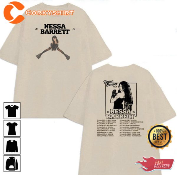 Nessa Barrett Young Forever Tour 2023 Shirt Gift for Nessa Fan