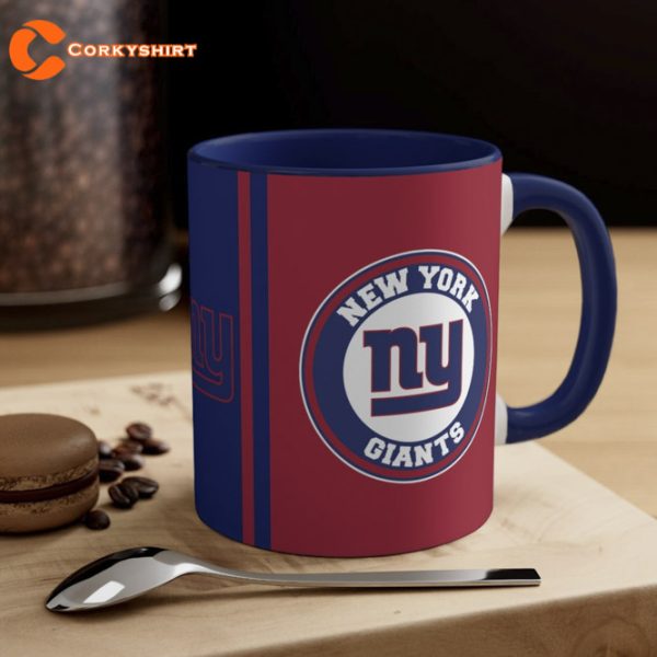 New York Giants Logo Football Mug