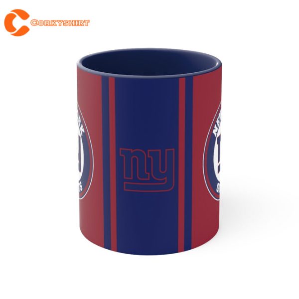 New York Giants Logo Football Mug