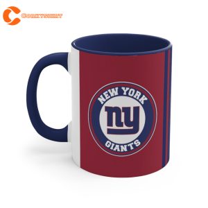 New York Giants Logo Football Mug