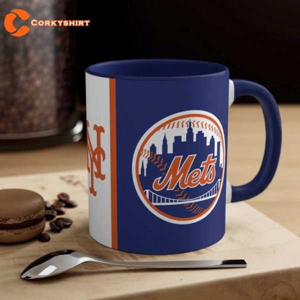 New York Mets Logo Baseball Mug