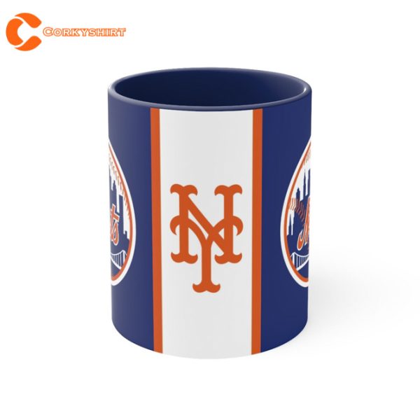 New York Mets Logo Baseball Mug