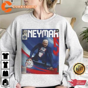 Neymar JR Shirt Comic Graphic Tee