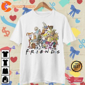 Nickelodeon Cartoons Friends Old Nickelodeon Shows T-Shirt