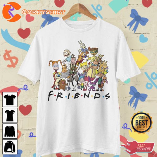 Nickelodeon Cartoons Friends Old Nickelodeon Shows T-Shirt