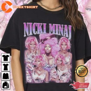 Nicki Minaj Vintage 90s Style Unisex T-Shirt Design