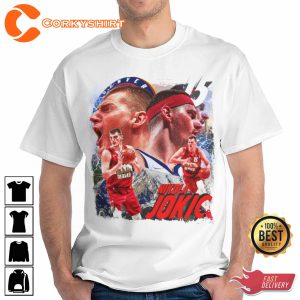 Nikola Jokic Denver Nuggets Vintage Favourite Basketball Player T-Shirt