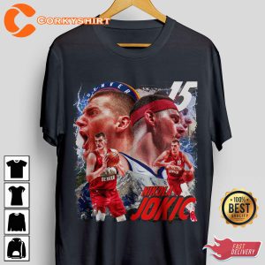 Nikola Jokic Denver Nuggets Vintage Favourite Basketball Player T-Shirt