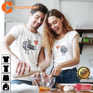 Nut And Bolt Couple Happy Women Valentines Day Unisex T-Shirt