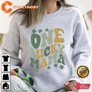 One Lucky Mama St Patricks Day Mother Shirt 3