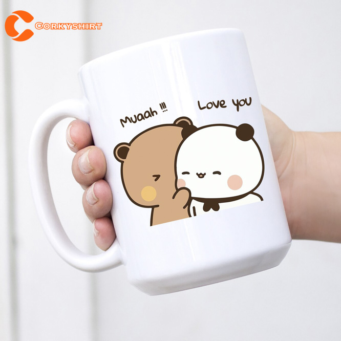 bear and panda bubu dudu KAWAII' Travel Mug