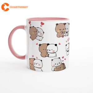 Panda Bear Bubu and Dudu Hug Of Love Coffee Mug Best Gift for Lovers