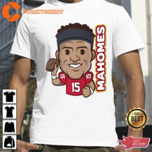 Patrick Mahomes Kansas City Chiefs Super BOWL LVII 2023 Player Caricature Shirt