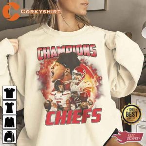 Patrick Mahomes Kansas City Football Champion Bowl Shirt 3