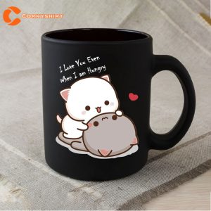 Peach Goma I Love You Even When I Am Hungry Mug