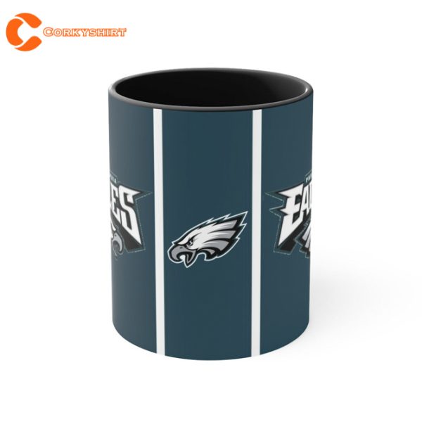 Philadelphia Eagles Logo Football Mug