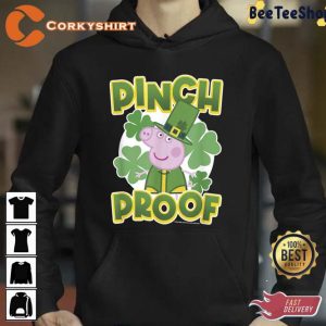 Pinch Proof Peppa Pig St Patricks Day Clovers Trending Unisex T-Shirt5