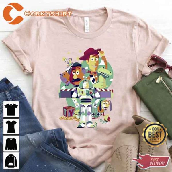 Pixar Toy Story Disney Friends Shirt