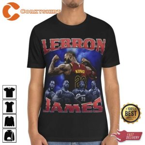 Playing Basketball Lebron James T-Shirt