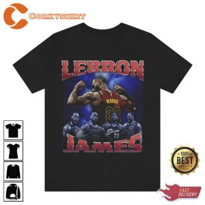 Playing Basketball Lebron James T-Shirt