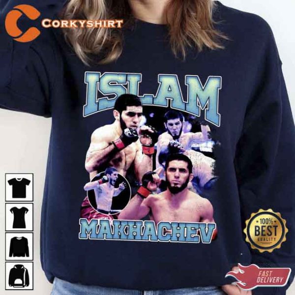 Portrait Islam Makhachev Ufc Fighter Unisex Sweatshirt