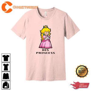 Princess Peach Super Mario Couple Happy Women Valentines Day T-Shirt
