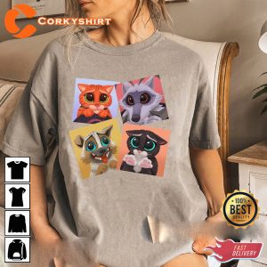 Puss in Boots The Last Wish Perrito Kitty Softpaws Cute Eyes Moment T-Shirt