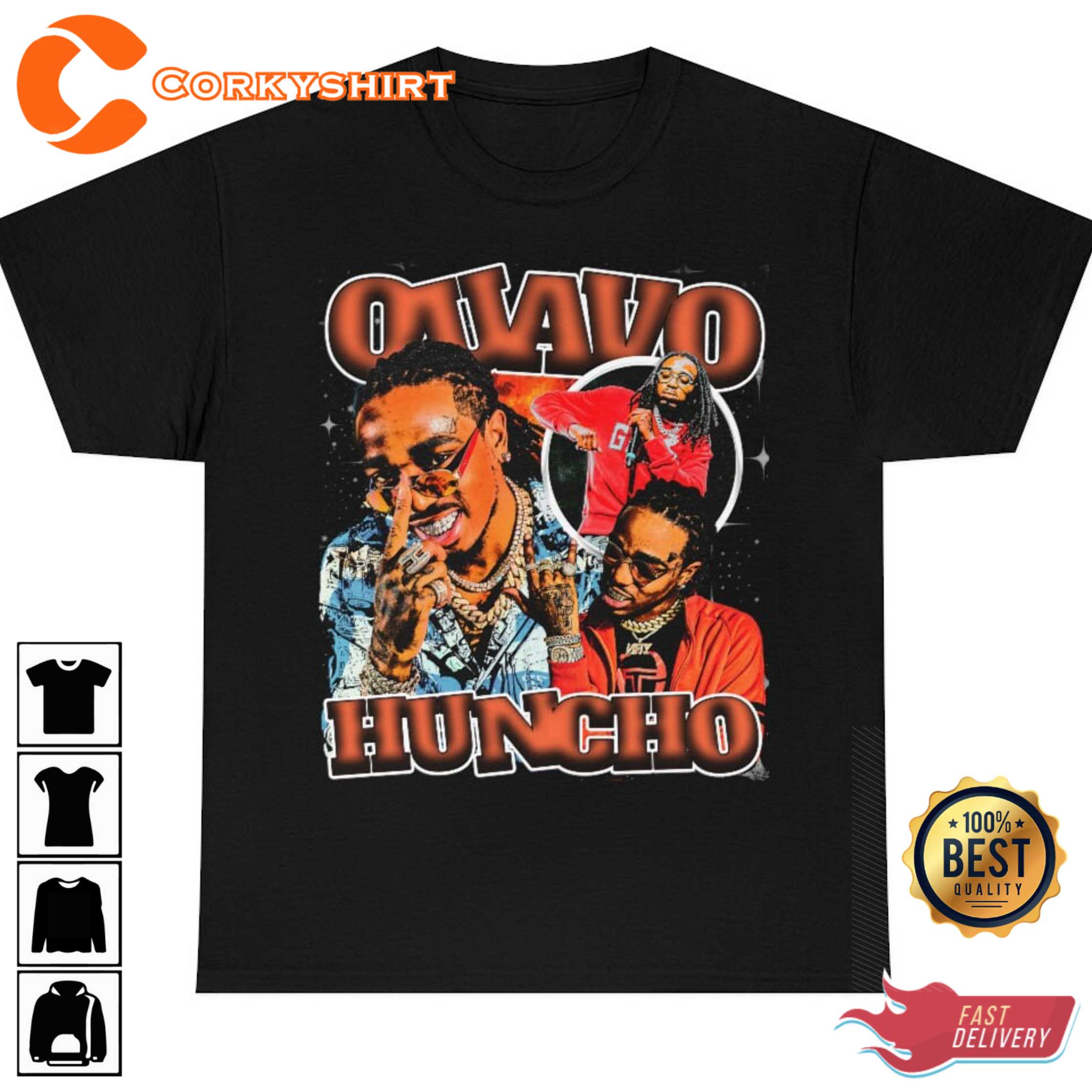 Quavo Hancho Gift for Fans Unisex Hip Hop Rap Tee