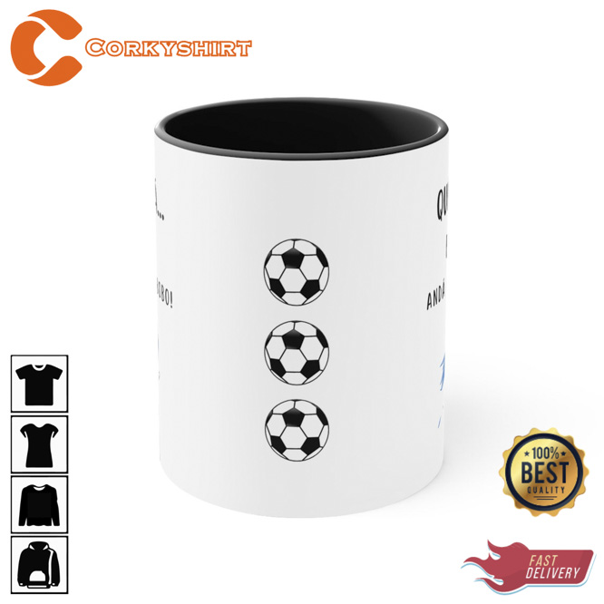 Qué Mirá Bobo Argentina Fútbol Accent Coffee Mug