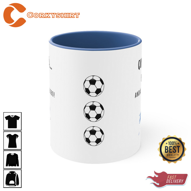 Qué Mirá Bobo Argentina Fútbol Accent Coffee Mug