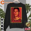 Raphael Varane Red Portrait MU Shirt