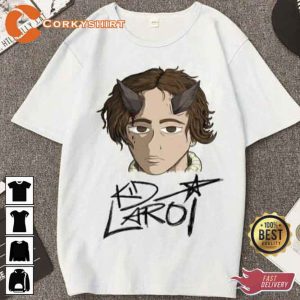 Rapper Horns The Kid Laroi T-Shirt (2)