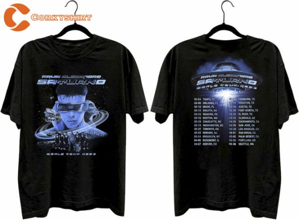 Rauw Alejandro Saturno Tour 2023 T-Shirt
