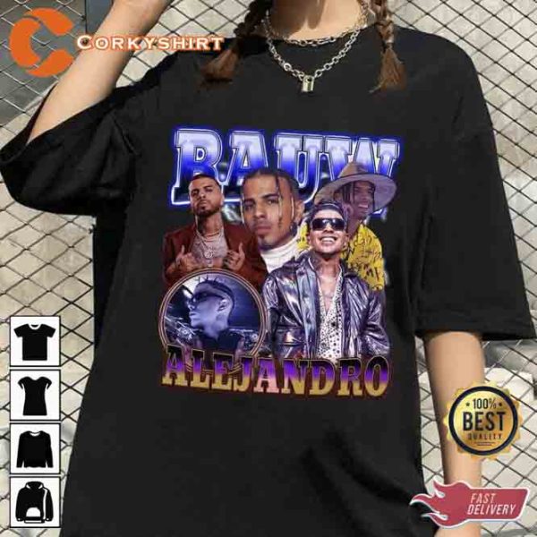 Rauw Alejandro Vintage Y2k Clothing Shirt