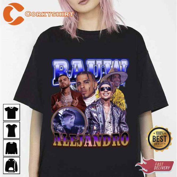 Rauw Alejandro Vintage Y2k Clothing Shirt