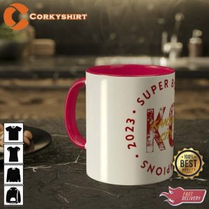 Red KC Kansas City Super Bowl Champion LIVII 57 Mug