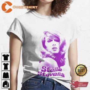 Remembering Stella Stevens Purple Art Classic T-Shirt