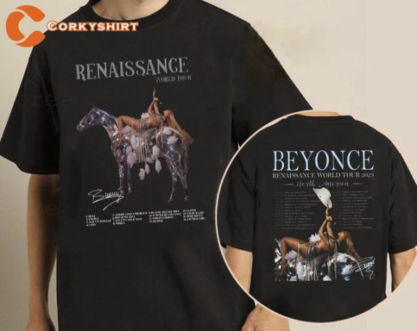 Renaissange World Tour Beyonce Pop Music T-shirt