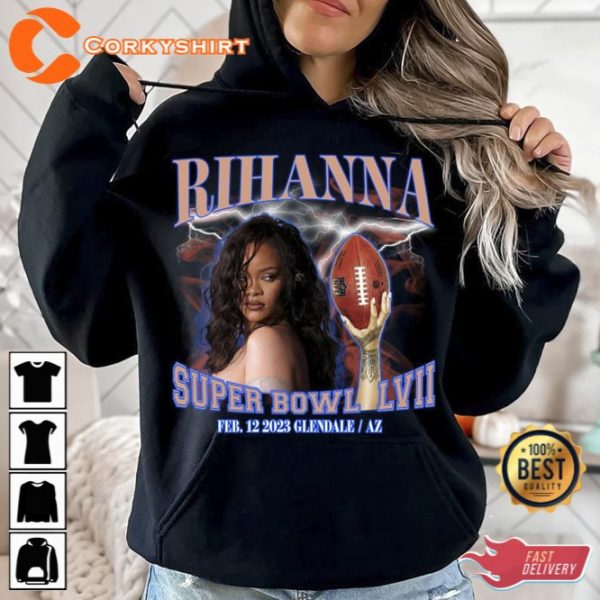 Rihanna Football Super Bowl 2023 Hoodie