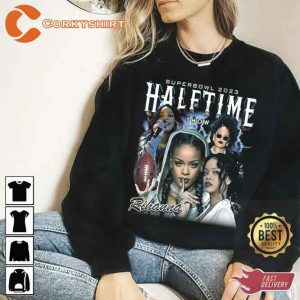 Rihanna Super Bowl 2023 Half Time Vintage Shirt - Ink In Action