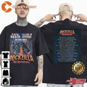 Rockzilla The Second Leg Tour 2023 T-shirt (3)