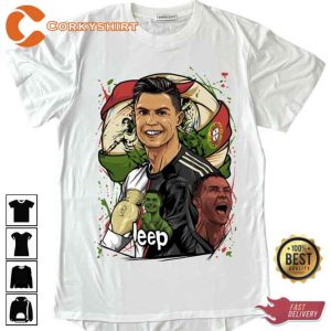 Ronaldo Portugal Vintage 90s Unisex T-shirt02