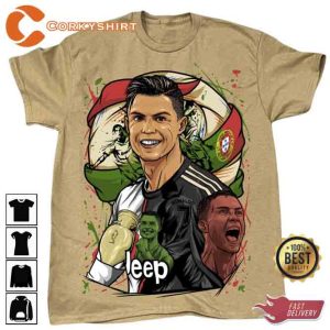 Cristiano Ronaldo Vintage Tee Shirt - Corkyshirt