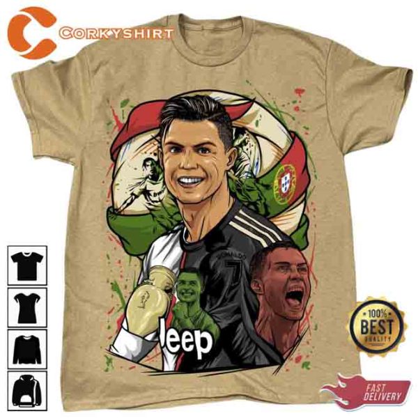 Ronaldo Portugal Vintage 90s Unisex T-shirt