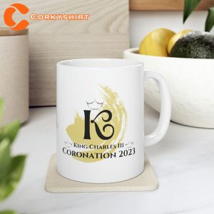 Royal Toast King Charles III Coronation Gold Mug